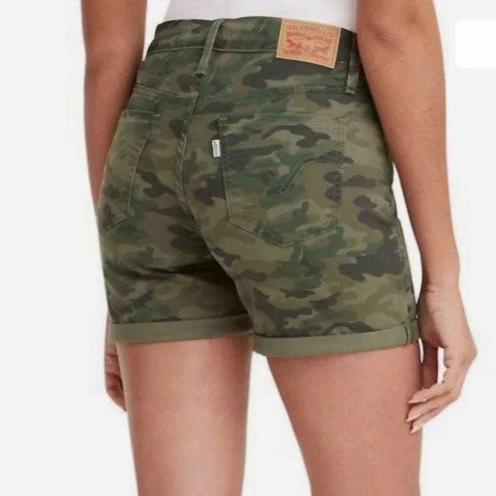 Levi’s Mid-Length Camo Denim Shorts Size 27 - New With Tags